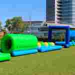 Надувной аквапарк на воде «Лето» 10×2,5×3 м