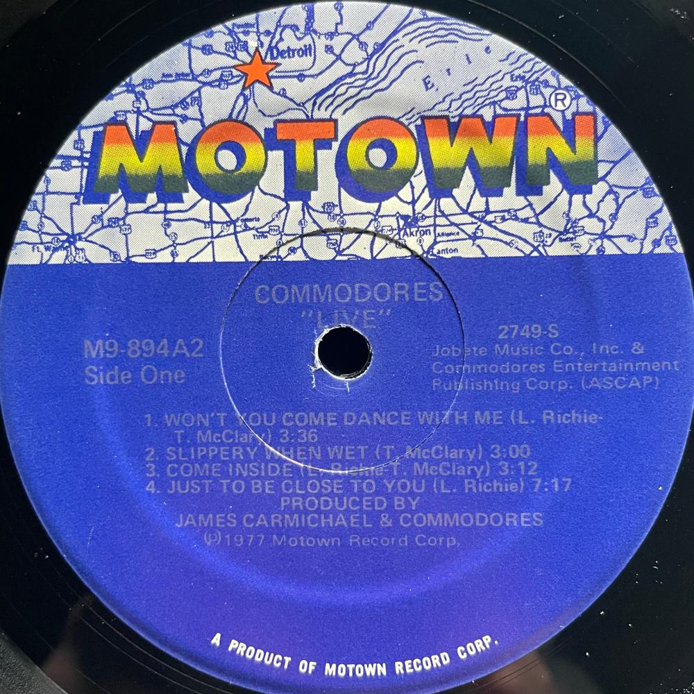 Commodores ‎– Live! 2Lp (США 1977г.)