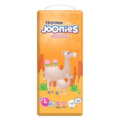 Трусики Joonies Standart L (9-14 кг) 42 шт