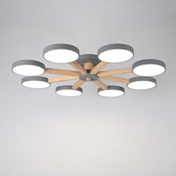 Потолочная Люстра Turna 8 Gray By Imperiumloft