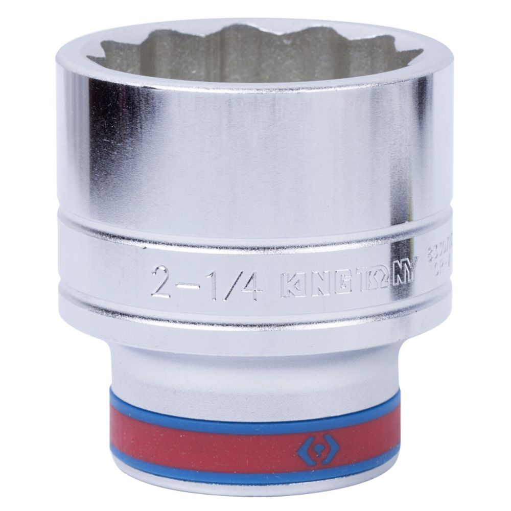 KING TONY (833072S) Головка торцевая стандартная двенадцатигранная 1", дюймовая 2-1/4"