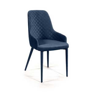 Стул Douglas ромб, бархат синий 29