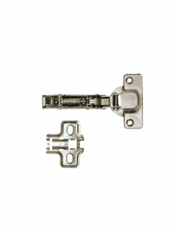 Петли мебельные с доводчиком быстросъемные четырехшарнирные Clip-on 105 градусов накладные комплект 2 шт