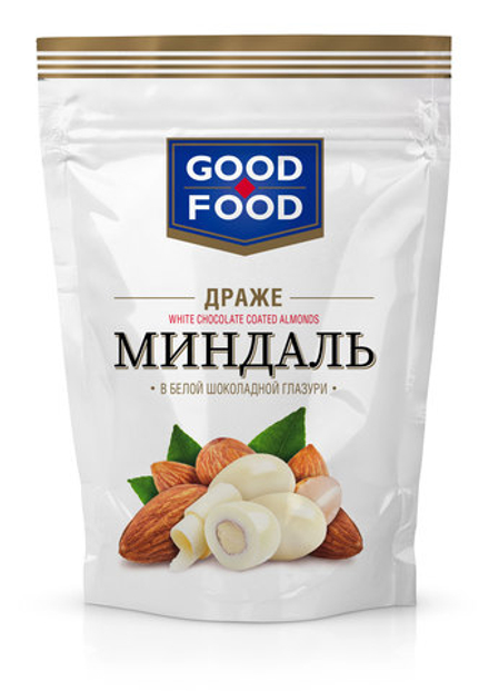 GOOD FOOD Миндаль в белой глазури 150 г