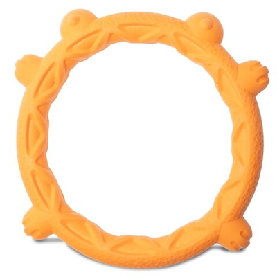 Игрушка "Лягушка-кольцо" с ароматом персика (термопластичная резина) - для собак (Triol Aroma)