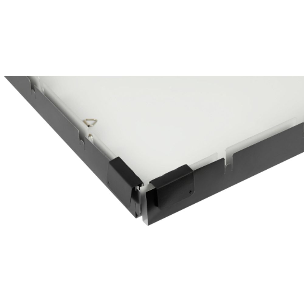 Светодиодная панель ЭРА Грильято SPL-540-B-40K-040 40Вт 4000К 588x588x8 черная с драйвером с ушками ультратонкая | Панели с внешним драйвером