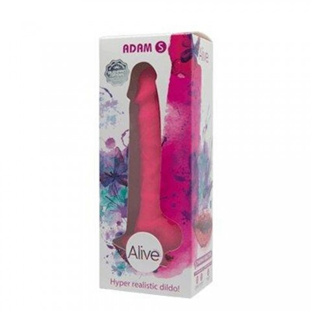 Фаллоимитатор Adam S розовый от Alive (17,75*3,8 см)
