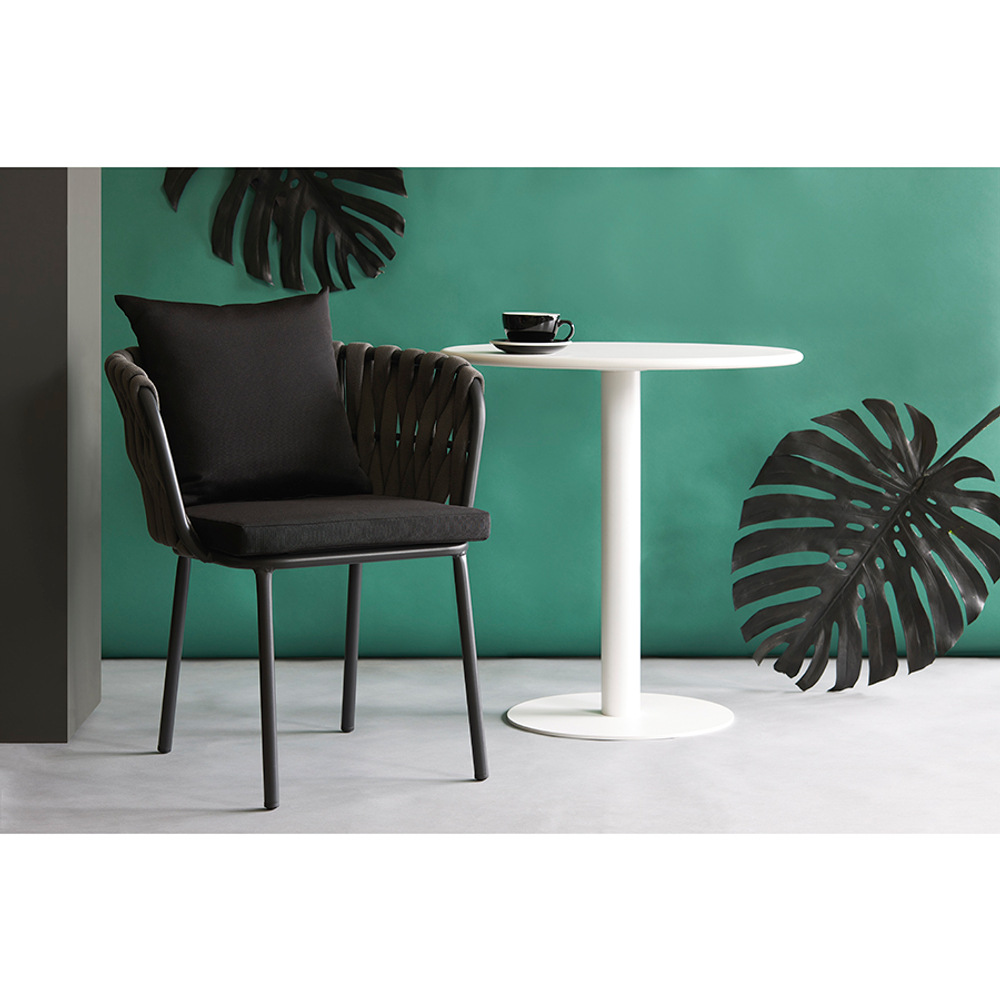 Стул Bergenson Bjorn Braid, серый/черный