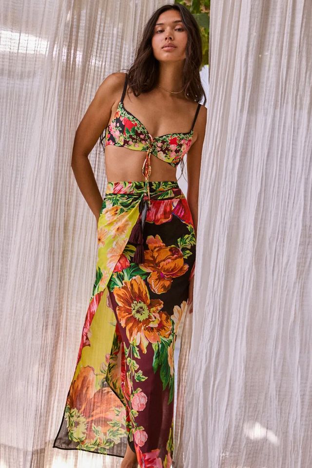 Яркое пляжное парео Marine Dawn