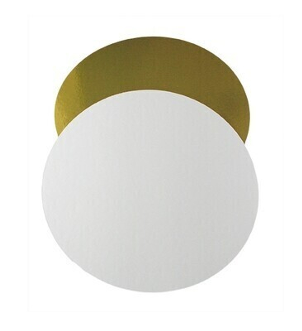 Подложка толщина 1,5 мм.  золото/белый Диаметр 20
