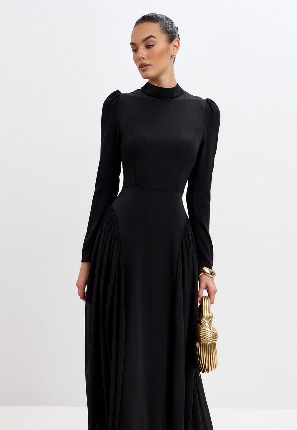 Платье макси с завязками