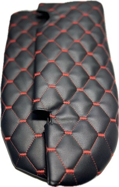 Чехлы на козырьки Лада Веста Vesta(красная нить Рубин)