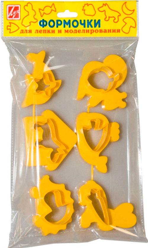 Формочки для пластилина 06/12шт №1 е/п