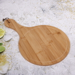 Доска бамбуковая для подачи и сервировки «SHEF» 26*38см