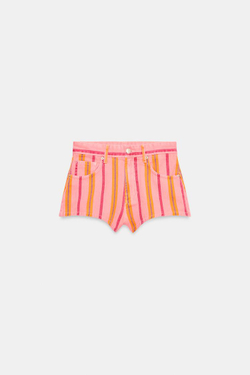 ZARA МИНИ-ШОРТЫ В ПОЛОСКУ, ПОЛОСКИ