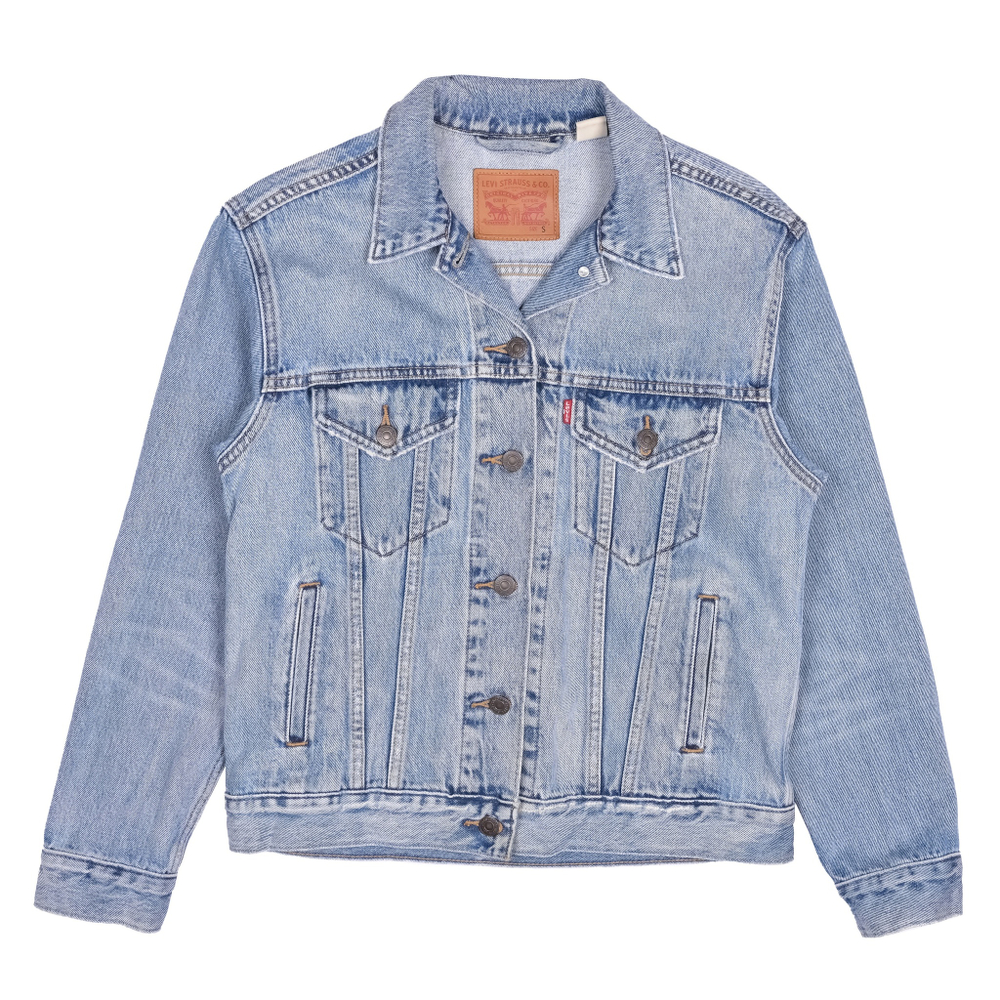 Классическая джинсовка Levi's приятного голубого цвета из женской линейки, S
