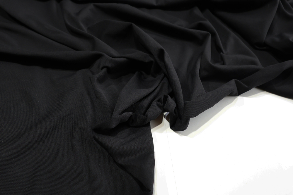 ЧЕРНЫЙ - Кулирка 100% х/б, компакт пенье (КРВ682 Маша)