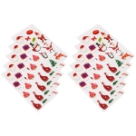 Наклейки новогодние «Зимнее веселье» 6,7*12 см