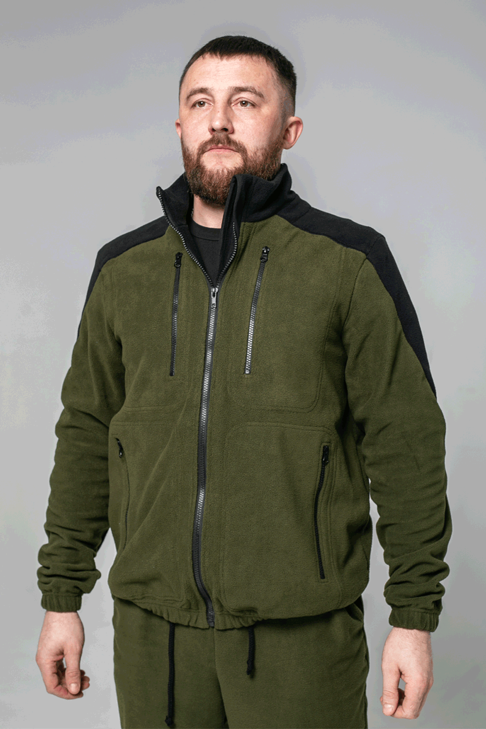 Флисовый костюм мужской комби