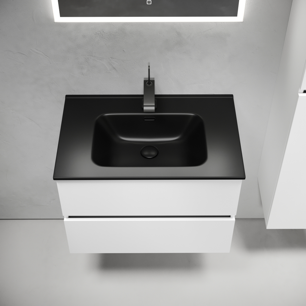 Тумба с раковиной Sancos Urban 70 см UR70W белый глянец