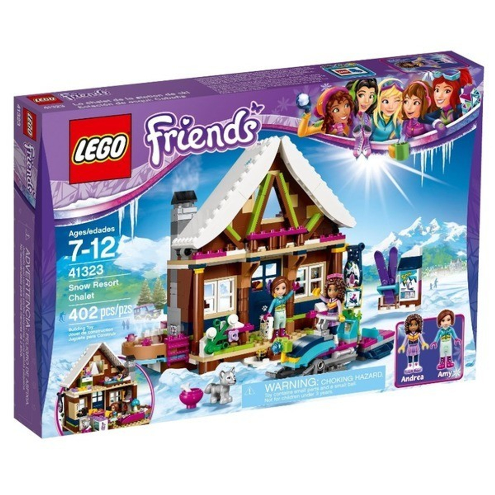 LEGO Friends: Горнолыжный курорт: Шале 41323 — Snow Resort Chalet — Лего Френдз Друзья Подружки