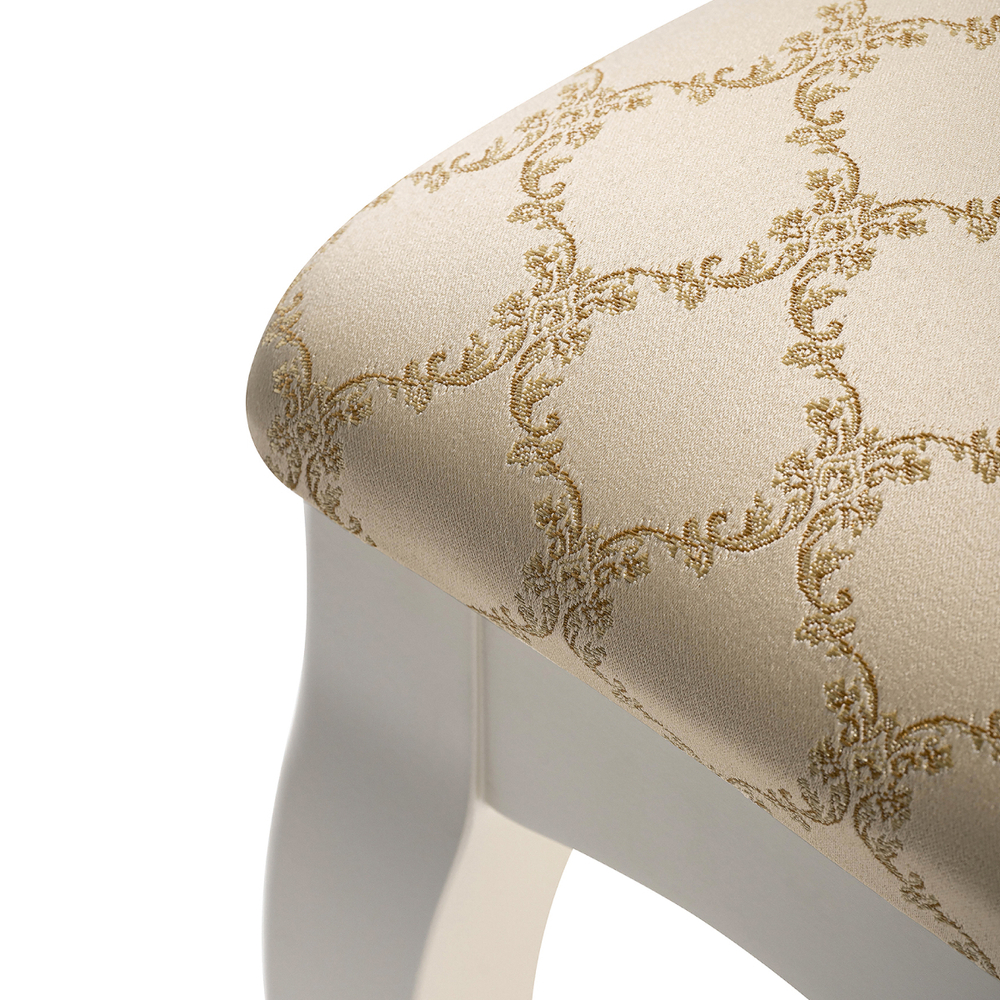 Стул деревянный Woodville Луиджи молочный, бежевый, ножки белые