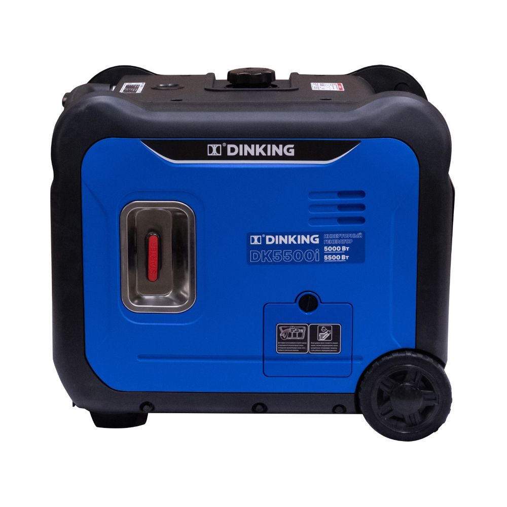 Генератор бензиновый инверторный Dinking DK5500i - [5 кВт / 220V] эл. пуск, ATS