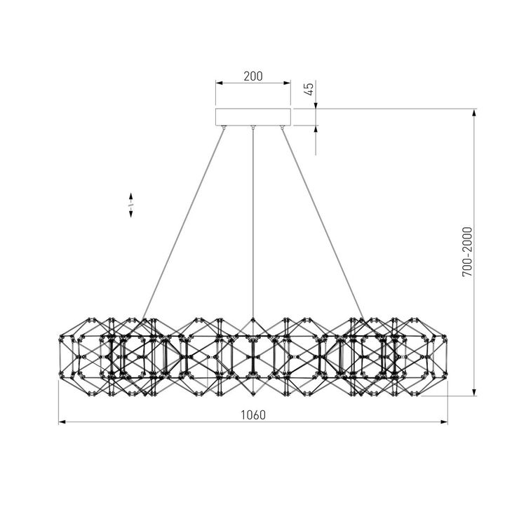 Подвесной светодиодный светильник Eurosvet Uma 90369/15 медь