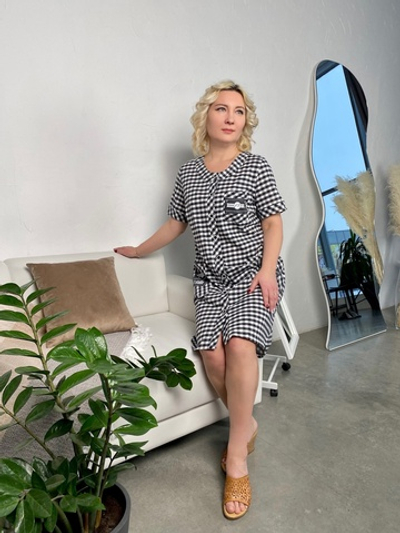 Халат женский "Стиль К.П" пуговицы (154)