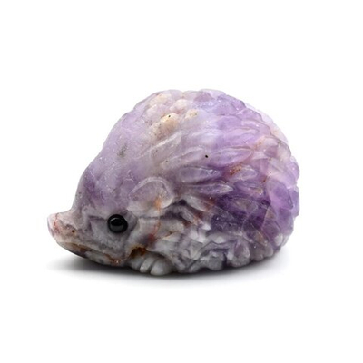 Ёжик из аметиста 41*27*25мм