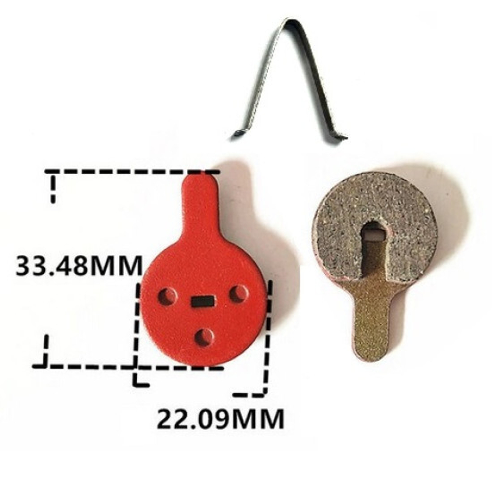 Колодки тормозные для Kugoo C1, G2 Pro, V1 и велосипедов (тип 7)