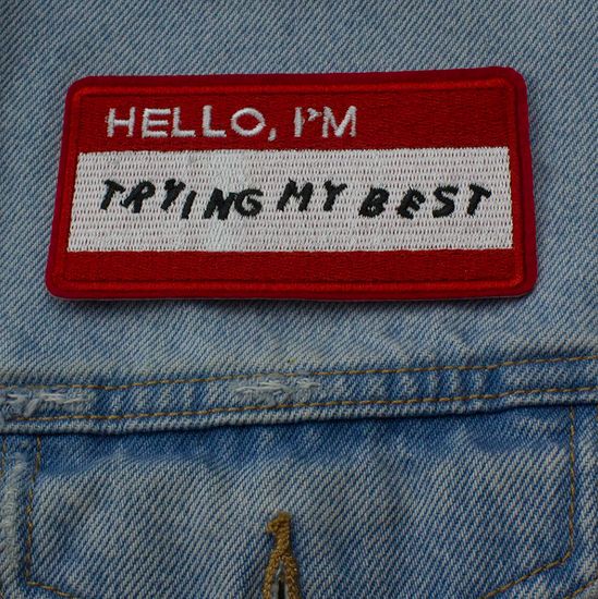 Нашивка на рюкзак и на одежду. Hello I'm