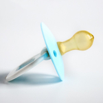 Соска-пустышка латексная классическая «Пуговка» с кольцом, от 0 мес., цвета МИКС 1481284