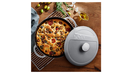 Кастрюля 28см Voeux Gracieuse серая