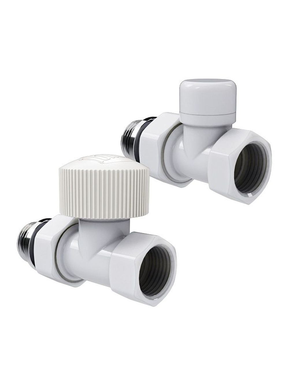 Набор термостатический для радиатора прямой 1/2 Design М30х1.5 Белый Royal Thermo