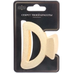 Заколка - краб для волос «AKS - MANTANA», микс 6 цветов, трапеция, 6*3см