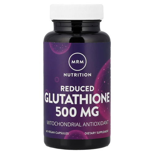 MRM Nutrition, С пониженным содержанием глутатиона, 500 мг, 60 веганских капсул