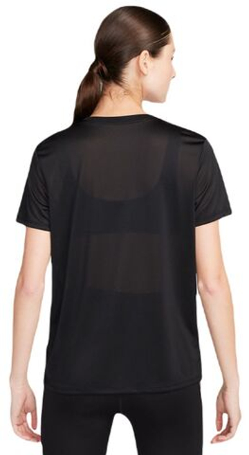 Женская теннисная футболка Nike Dri-Fit Graphic T-Shirt - черный