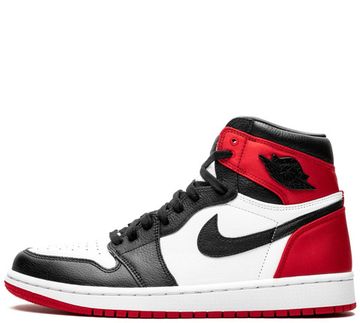 Кроссовки Nike Air Jordan 1 High "Satin Black Toe" с мехом