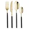 Набор столовых приборов duality, золотистые, 16 пред.