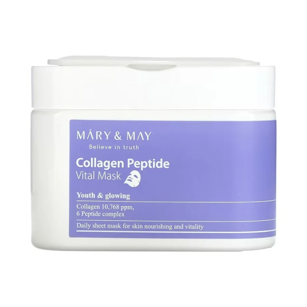 Mary&May Collagen Peptide Vital Mask 30шт