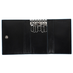 Ключница на кнопке Piquadro Blue square PC1396B2/N