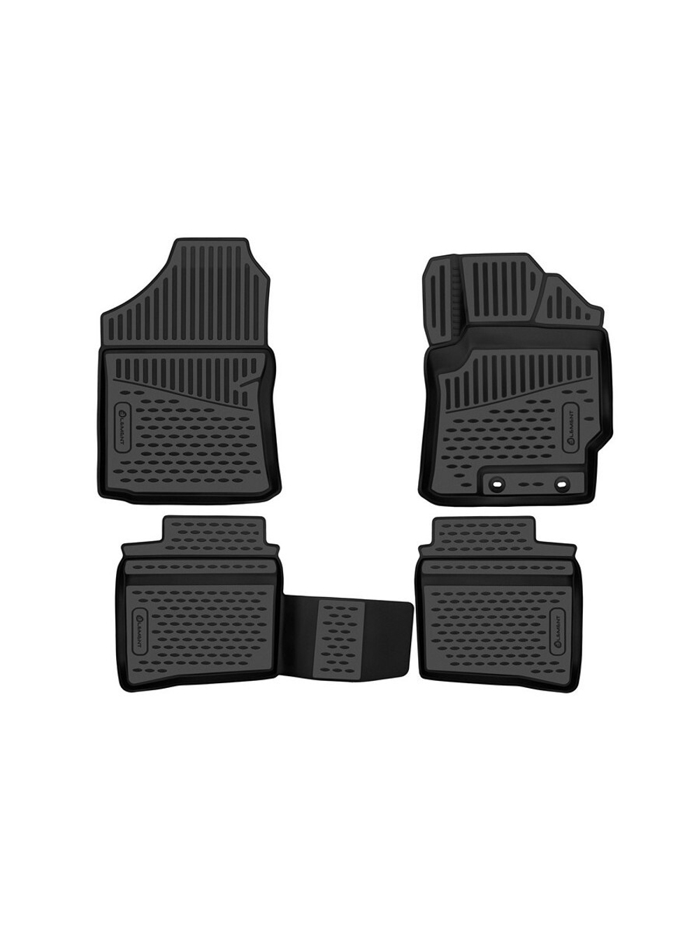 Коврики в салон для TOYOTA Corolla Fielder 2012-, 4WD, Кросс, правый руль 4шт. (полиуретан) ELEMENT3DAN0106210K