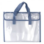 Папка-картотека с ручками Alingar, A4, 260х330 мм, горизонтальная, на кнопках, 470 мкм, 13 отделений, прозрачная, глянец, ассорти