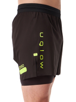 ШОРТЫ МУЖСКИЕ SPEED AERO 5 ELEVATE 2IN1 SHORT | BLACK YELLOW