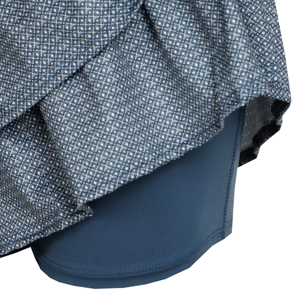 Женская теннисная юбка Lucky in Love Royal Palm High Waist Skirt Women - Blue