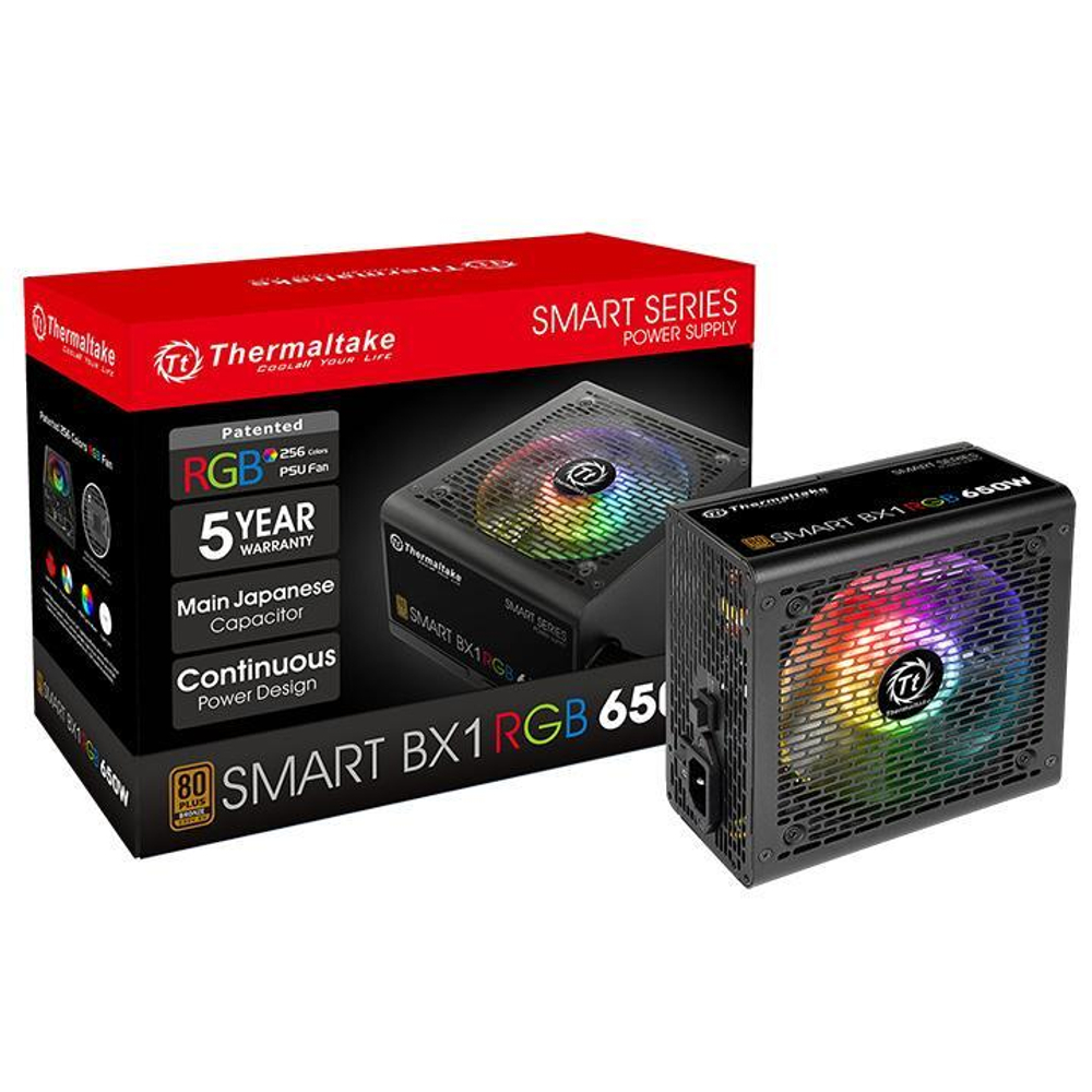Блок питания ATX Thermaltake Smart BX1 RGB 650W (230V)