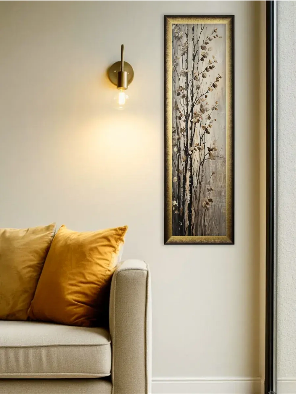 Картина настенная интерьерная на холсте 82*25 см