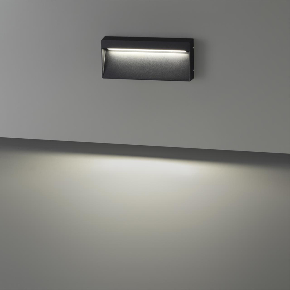 6649/5WL NATURE ODL24 000 черный/металл/акрил Подсветка для лестниц IP54 LED 5W 4000K 180° AC85-265V VITTY