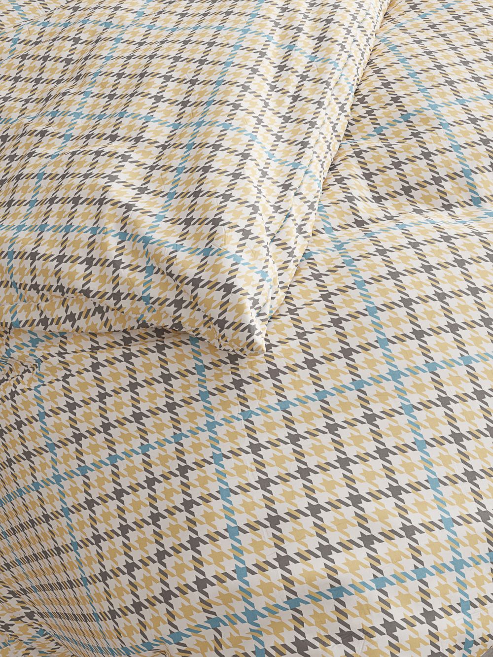 Простынь на резинке Сказка "Гусиная лапка" 140х200 см, перкаль